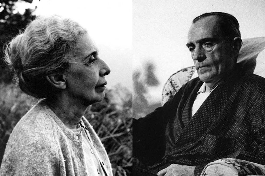 Nise da Silveira e Graciliano Ramos - Reprodução