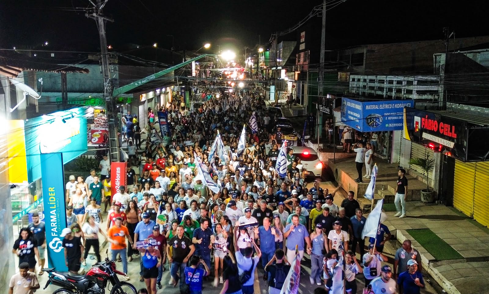 População em Peso apoia a candidatura de Antonio e Nivaldo Albuquerque em Barra de Santo Antônio - Divulgação